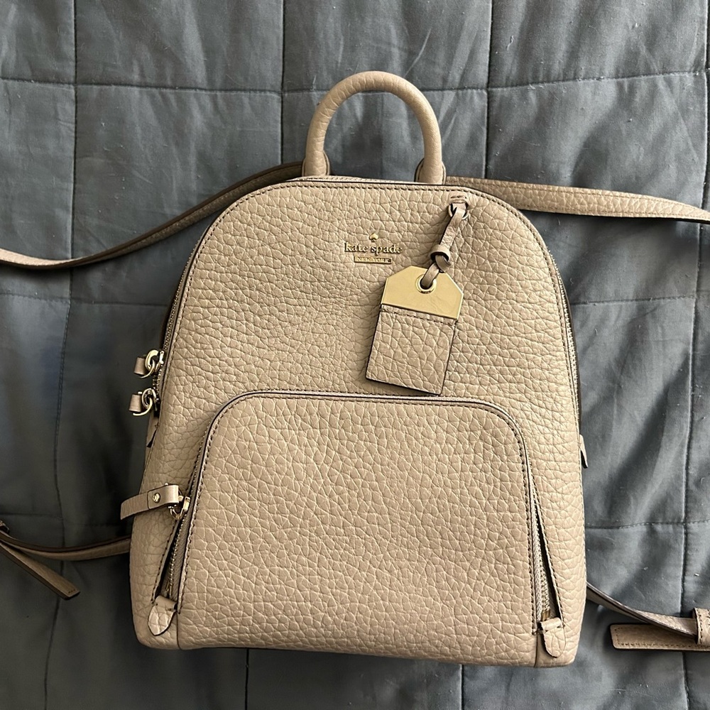 Kate Spade NY Caden Carter backpack - Soft Taupe